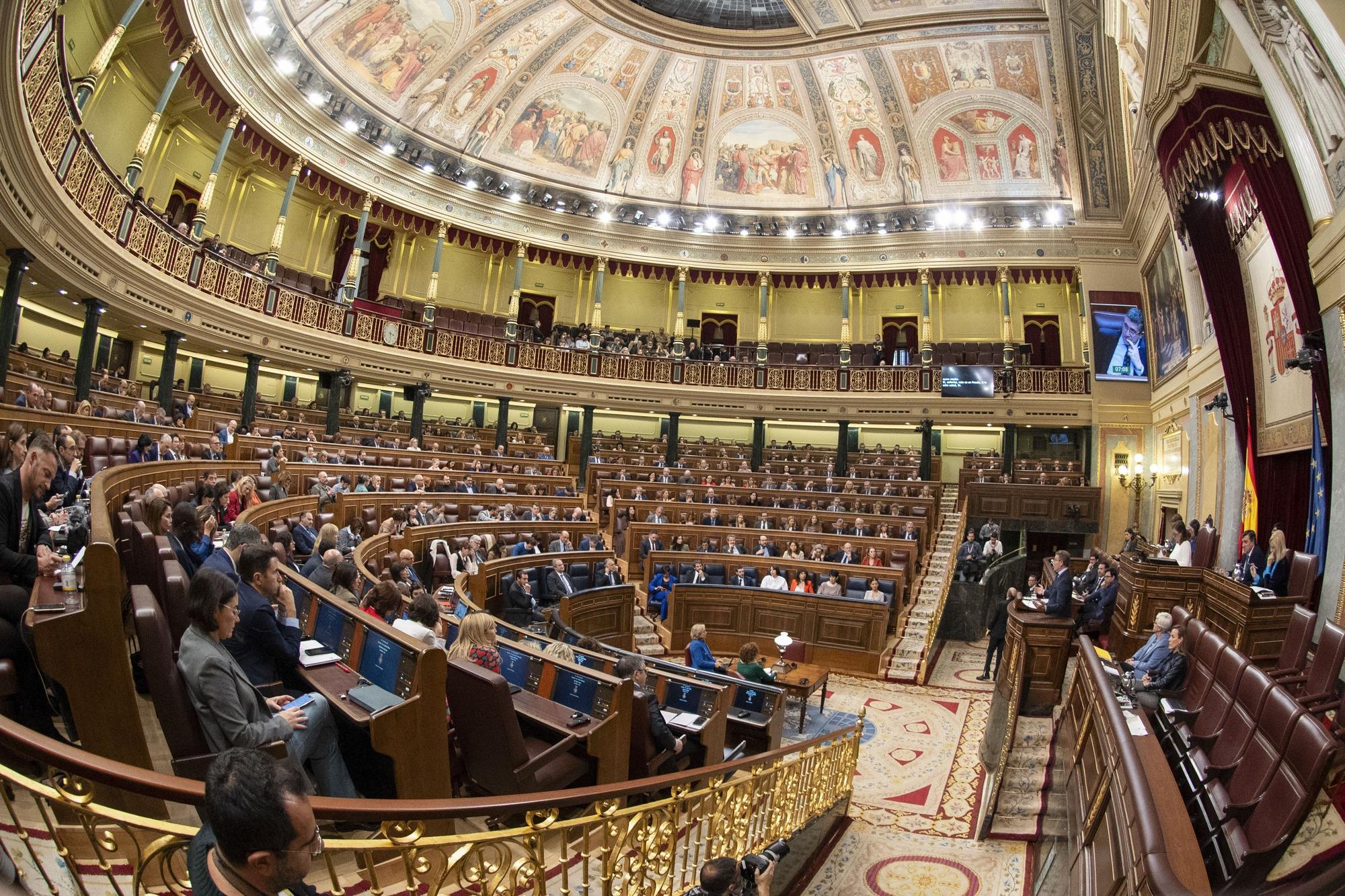 El primer debate sobre la ley de amnistía, en imágenes