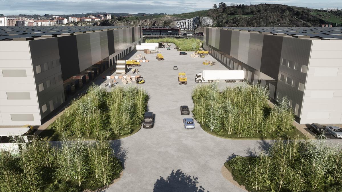 Infografía que muestra cómo será en el futuro parte de la pastilla industrial de La Naval