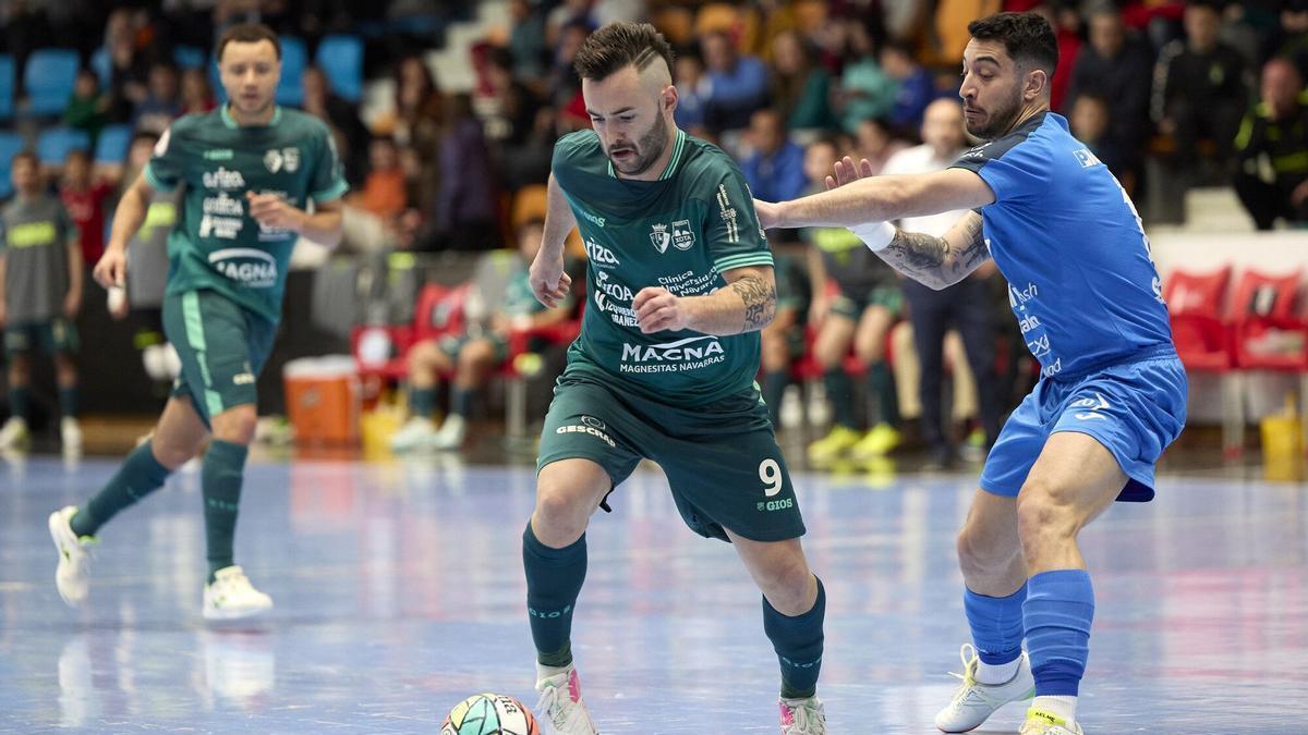 Dani Saldise, en un partido contra el Alzira.