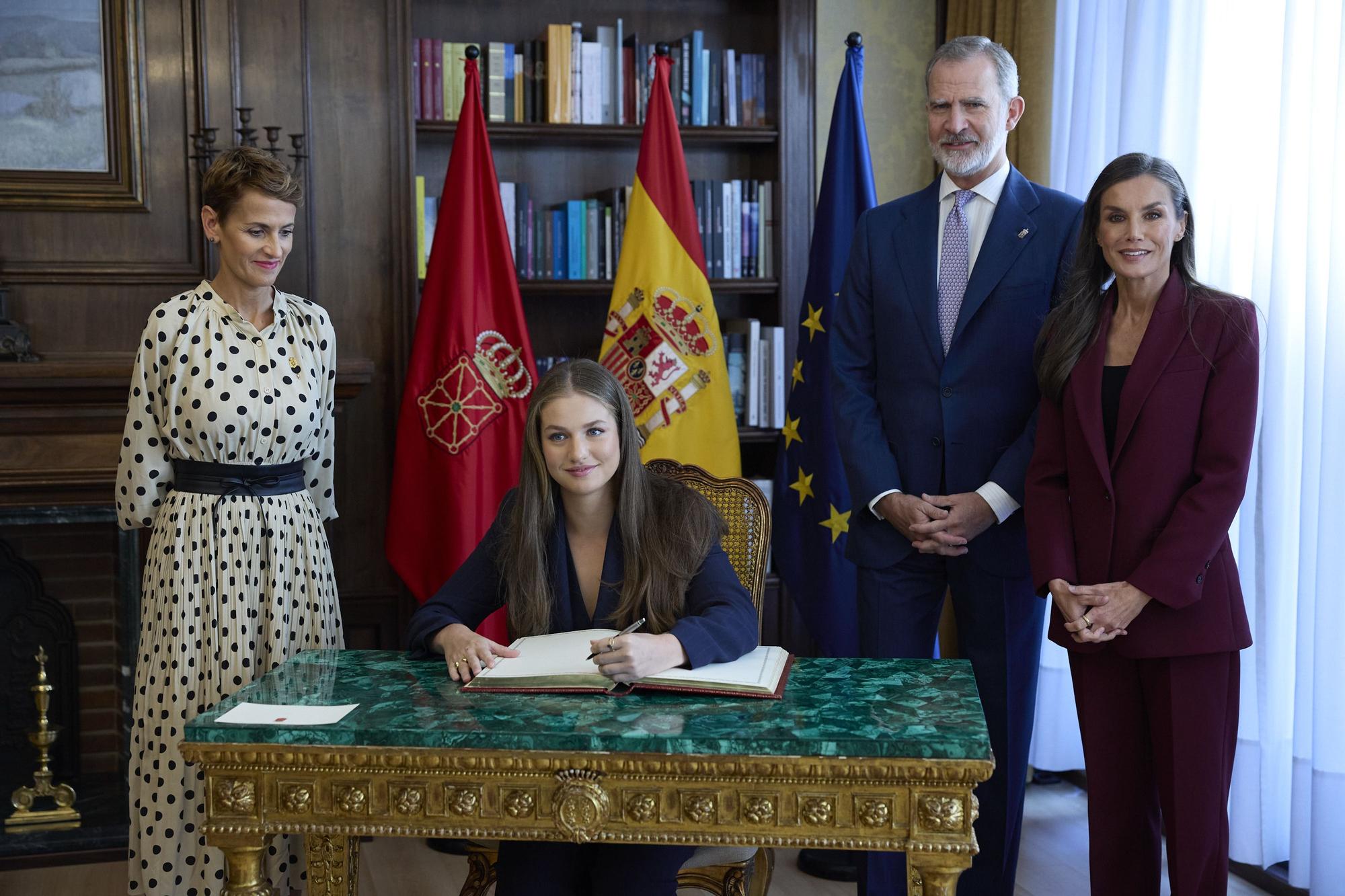 Visita de Felipe de Borbón, Leonor y Letizia a Navarra (viernes 26 de septiembre de 2025)