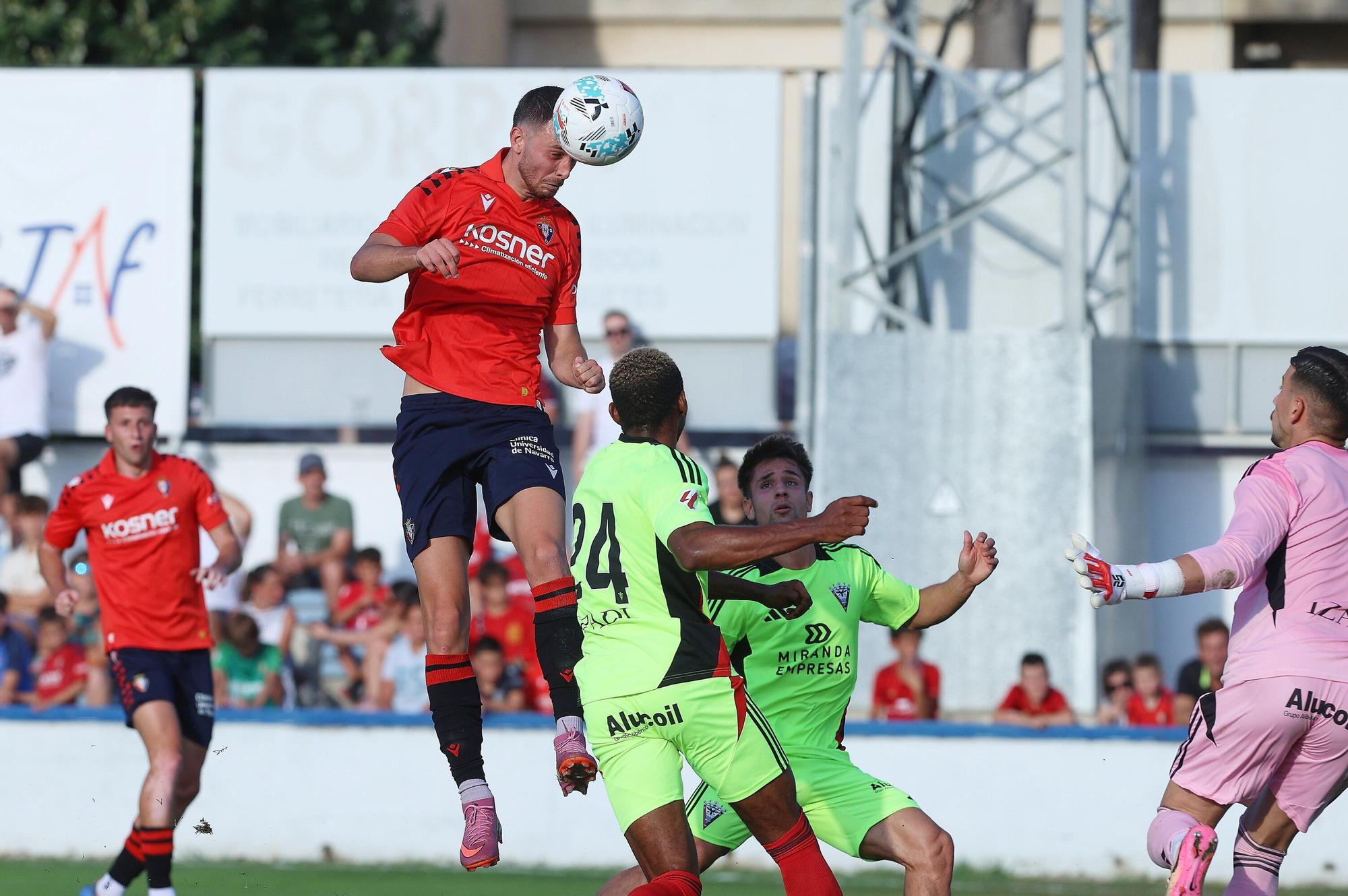 Osasuna logra en Tafalla su primer triunfo de pretemporada
