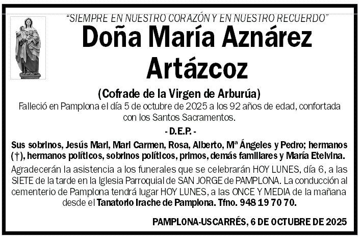 María Aznárez Artázcoz