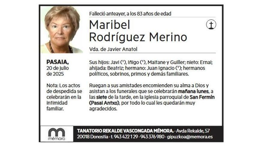 MARIBEL RODRIGUEZ MERINO