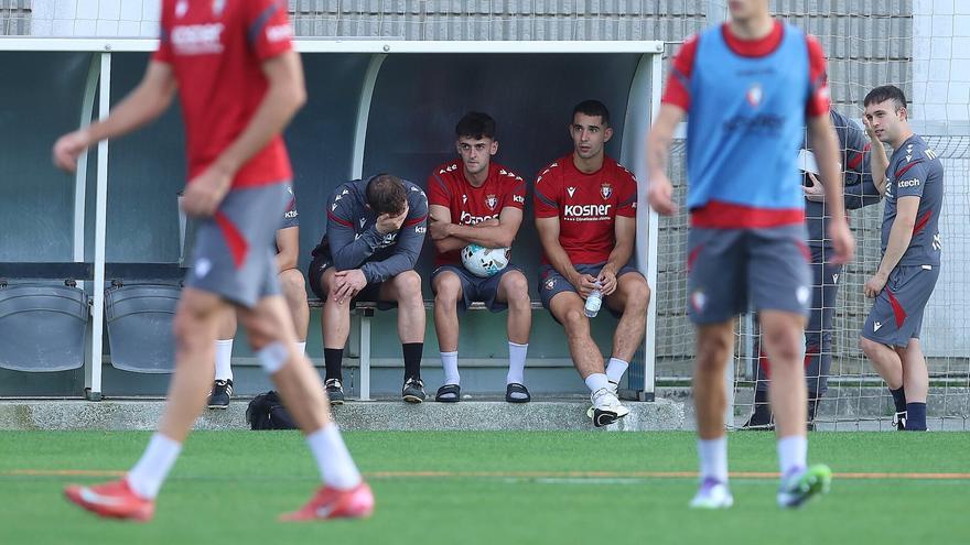 Aimar Oroz todavía no se entrena con el grupo