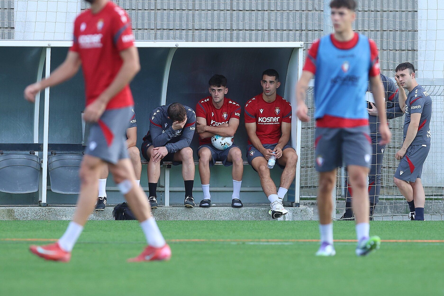 Entrenamiento de Osasuna en Tajonar del lunes 13 de octubre de 2025