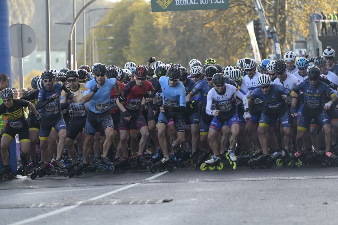 Ilusión y concentración en la salida de la Behobia-San Sebastián