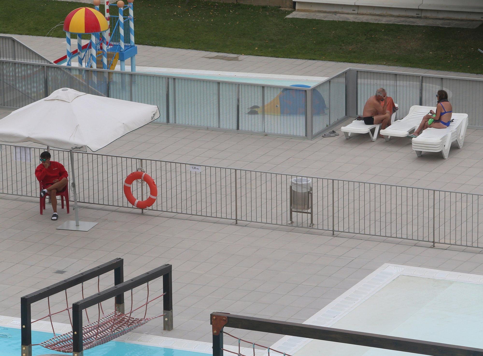 El mal tiempo afecta a las piscinas