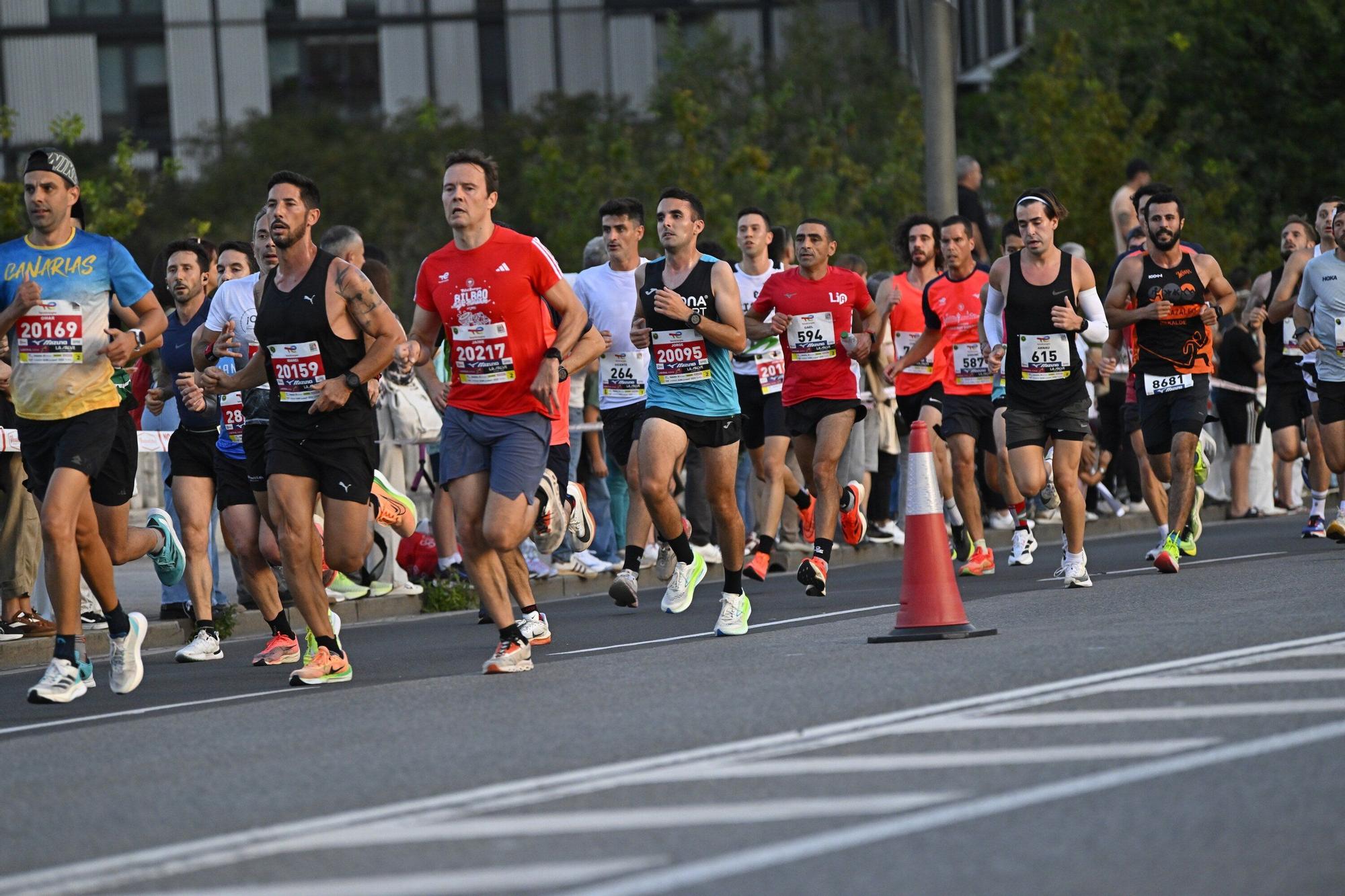 El Bilbao Night Marathon, en imágenes