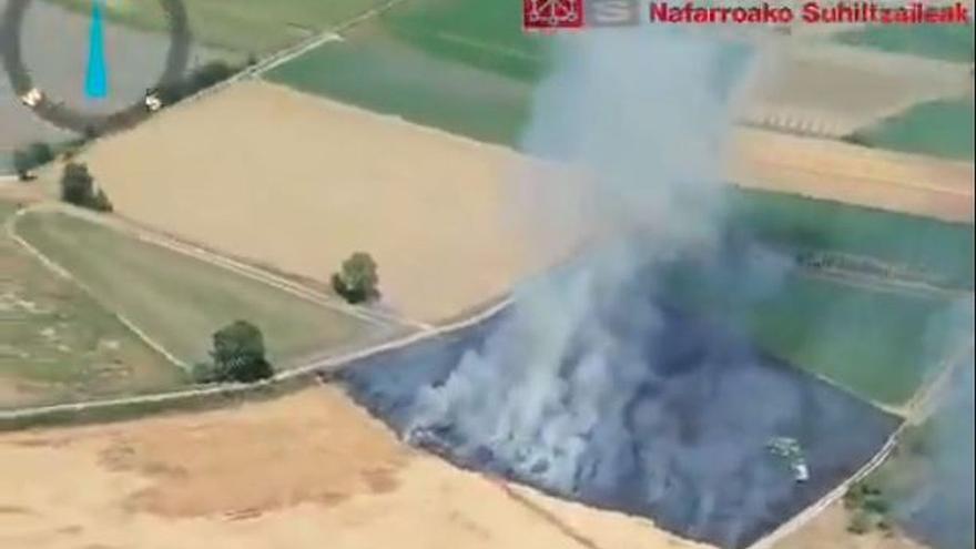 Extinguido un incendio de vegetación en Traibuenas