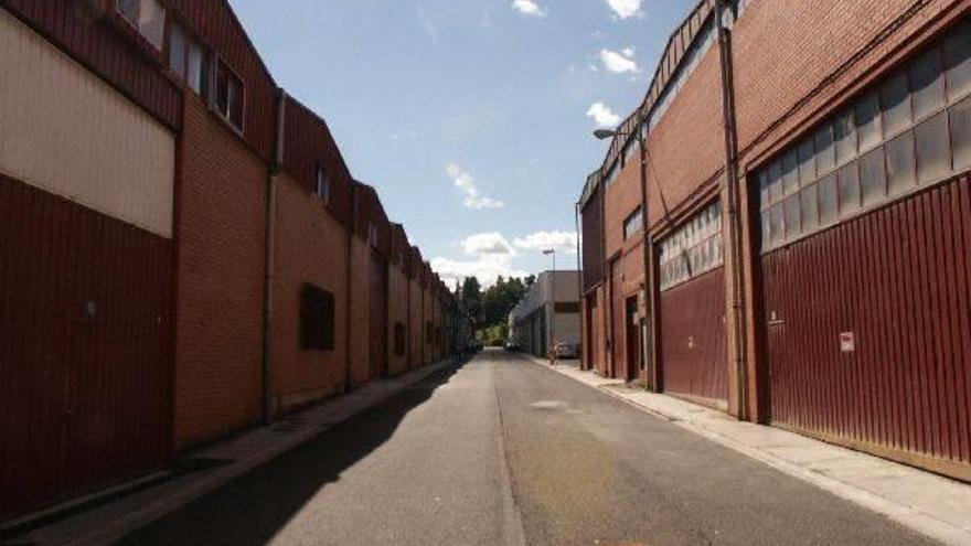 Una imagen del polígono Mugitegi de Urretxu, cuyas empresas paralizaron ayer su actividad, al sumarse a la huelga.