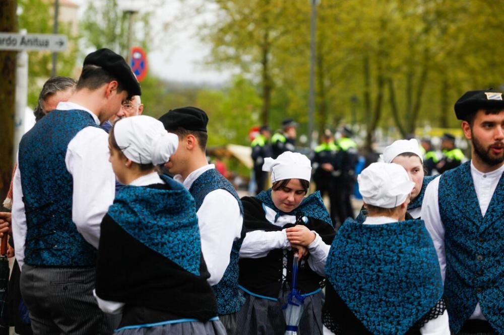 Ambiente en las campas de Armentia.