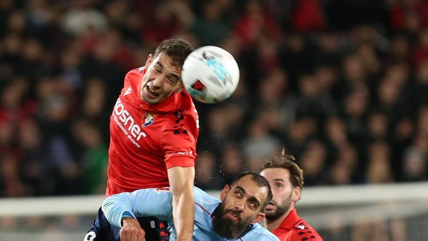 Amargo debut como titular de Asier Osambela en el Osasuna-Celta