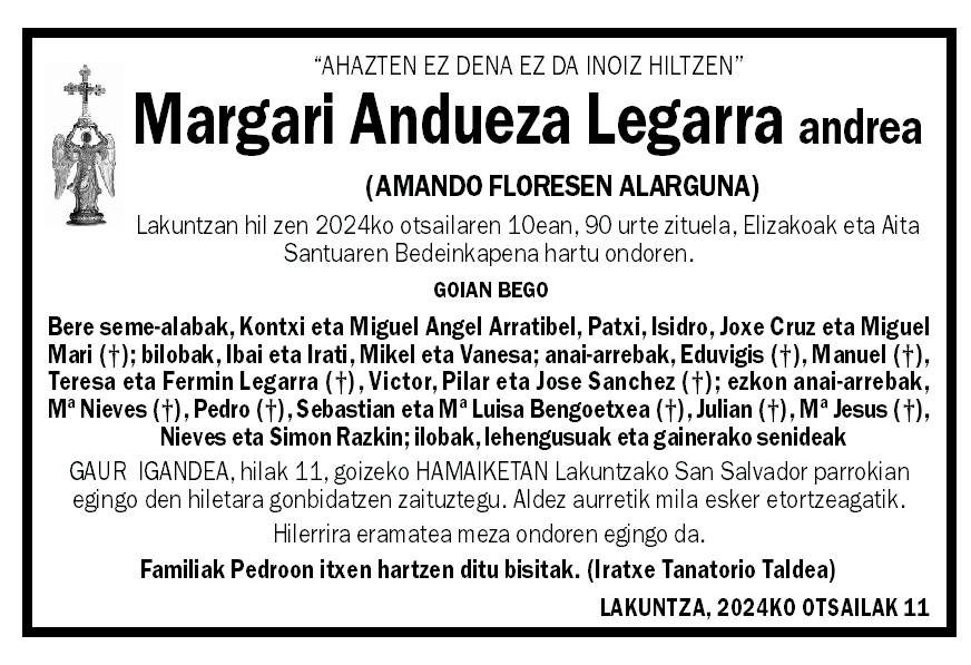 Margari Andueza Legarra