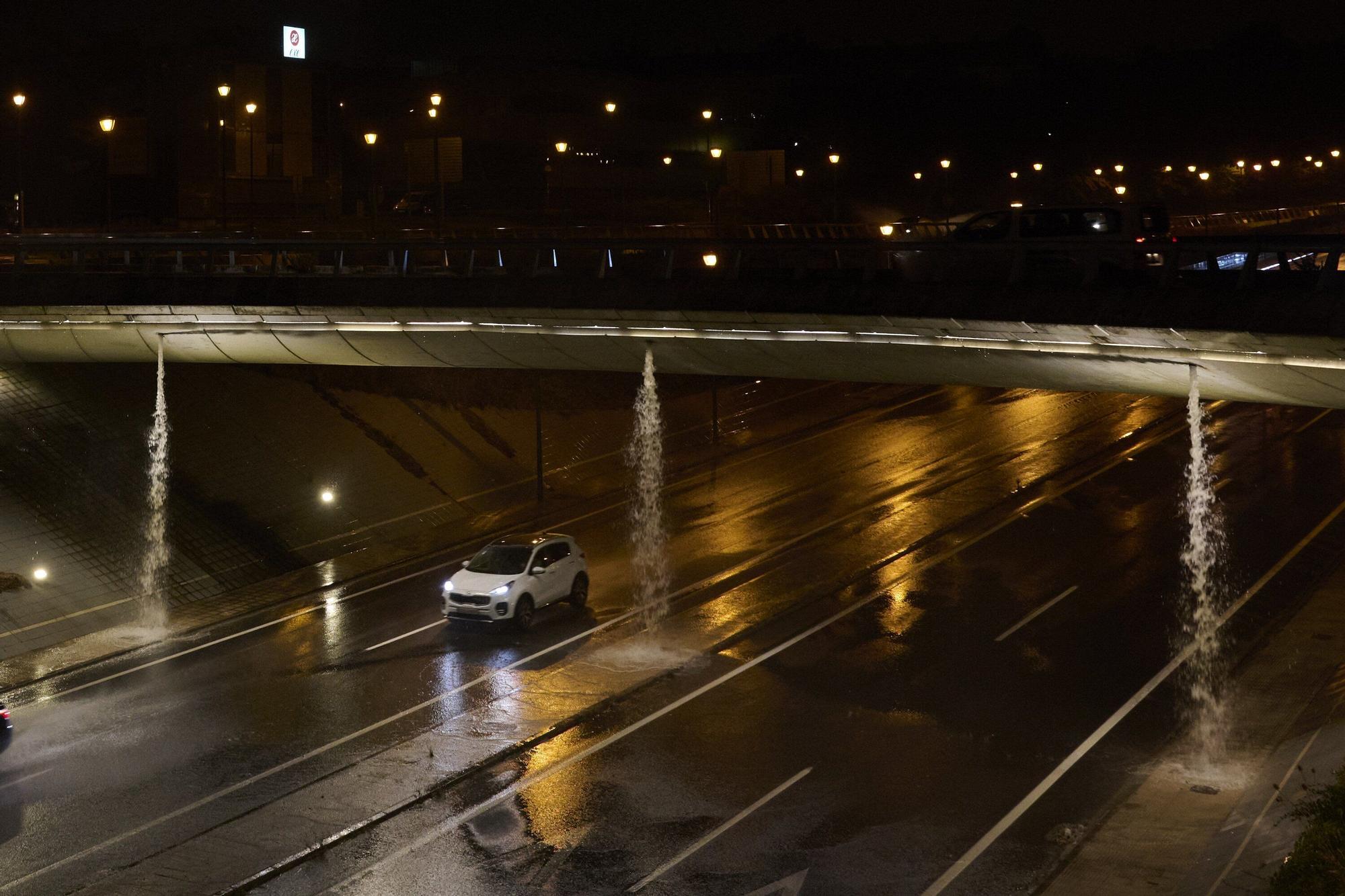 Tormenta en Pamplona y la Comarca