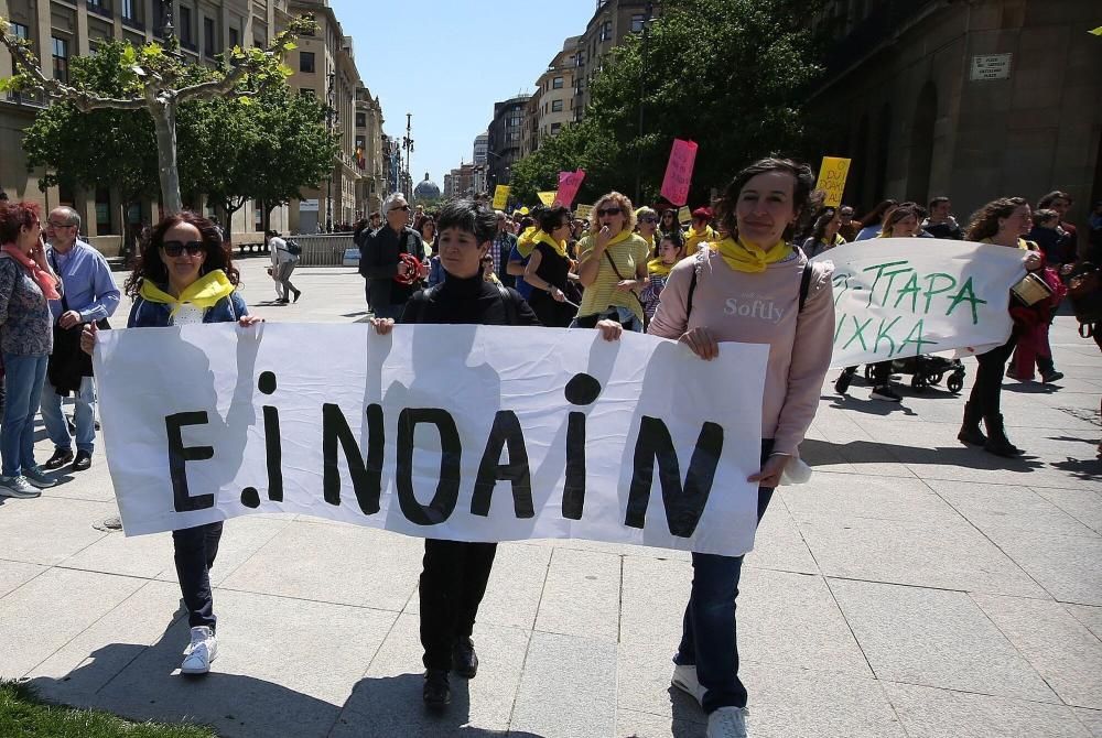 Manifestación de la Plataforma 0-3 de Navarra