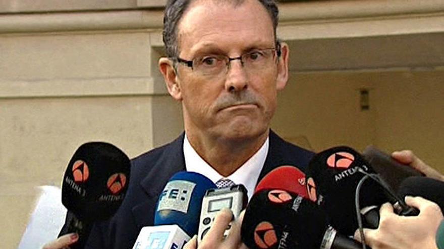 del abogado Mario Pascual Vives, que actúa como portavoz de Iñaki Urdangarin