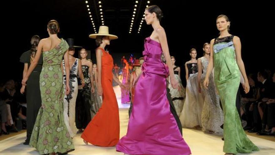 Desfile de Carolina Herrera en la semana de la moda de Nueva York.