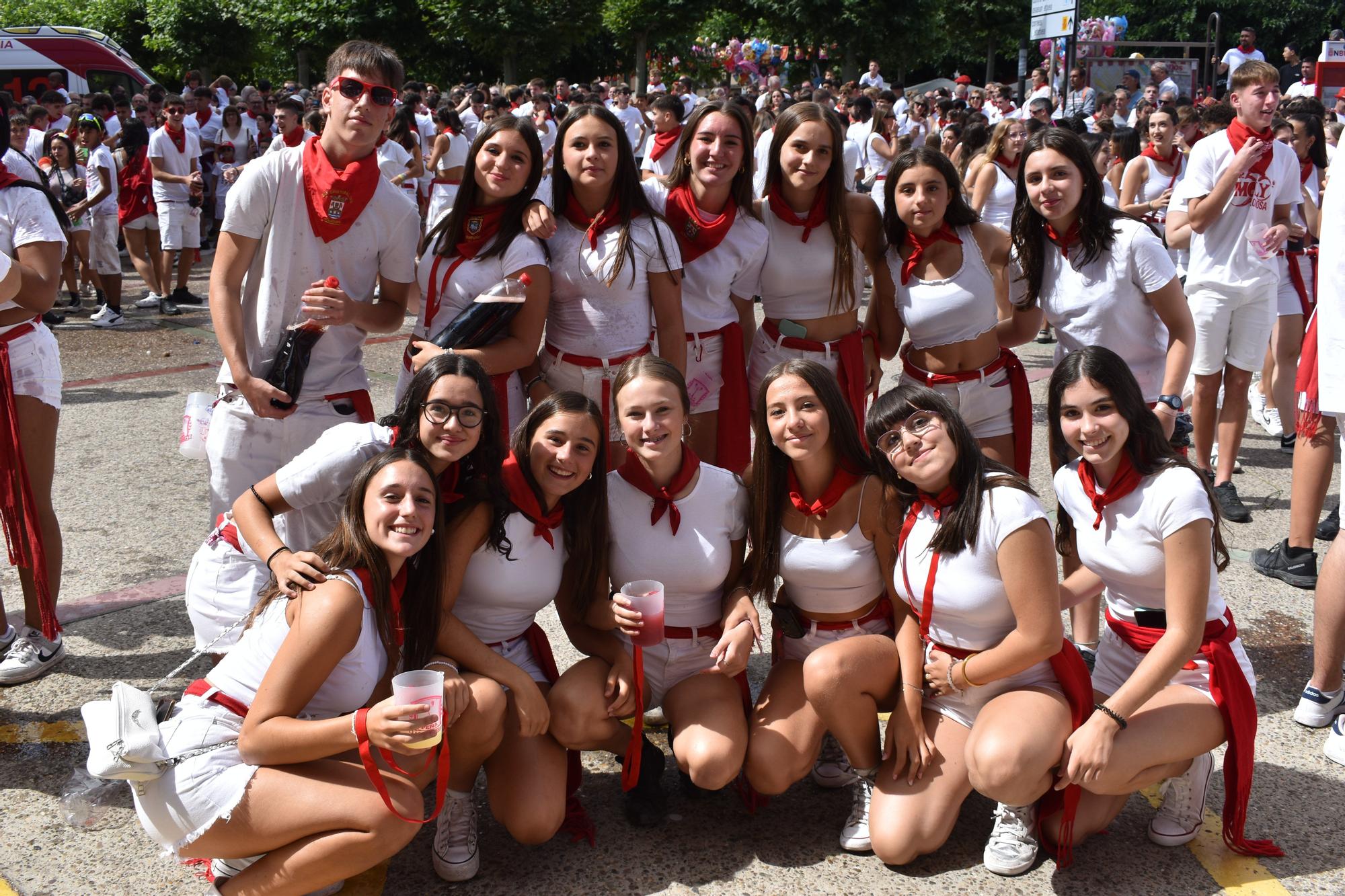 Fotos del chupinazo de las fiestas de Lodosa