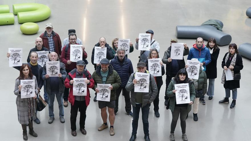 Grupos ecologistas acusan a la Diputación de vetar un proyecto forestal en Azpeitia