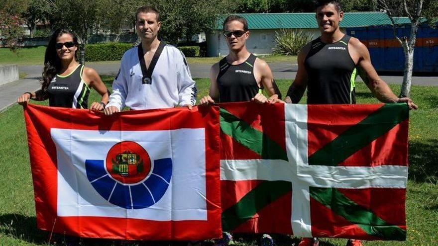 Agente de la Ertzaintza representantes en los Juegos Mundiales de Policías y Bomberos de California