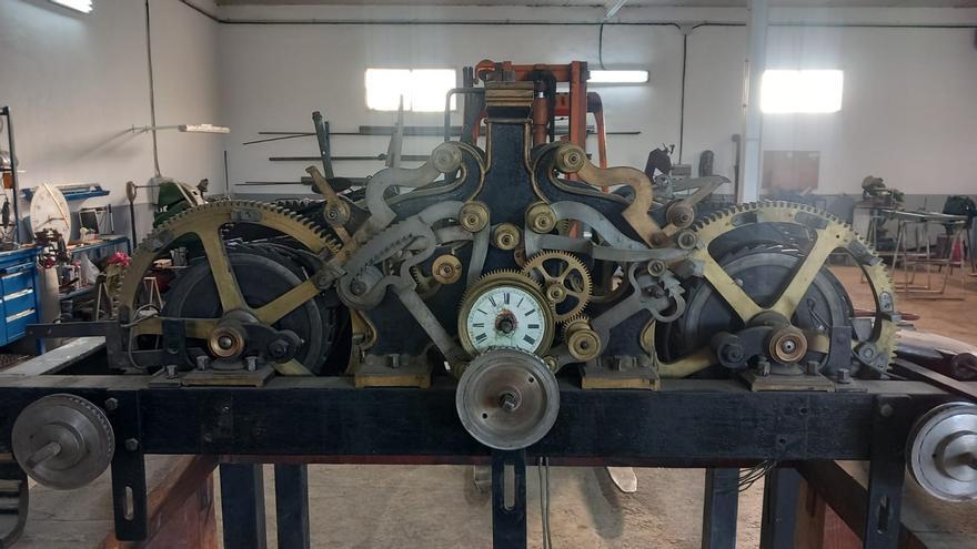 Tudela restaura el reloj de la Casa del Reloj con más de 140 años de historia