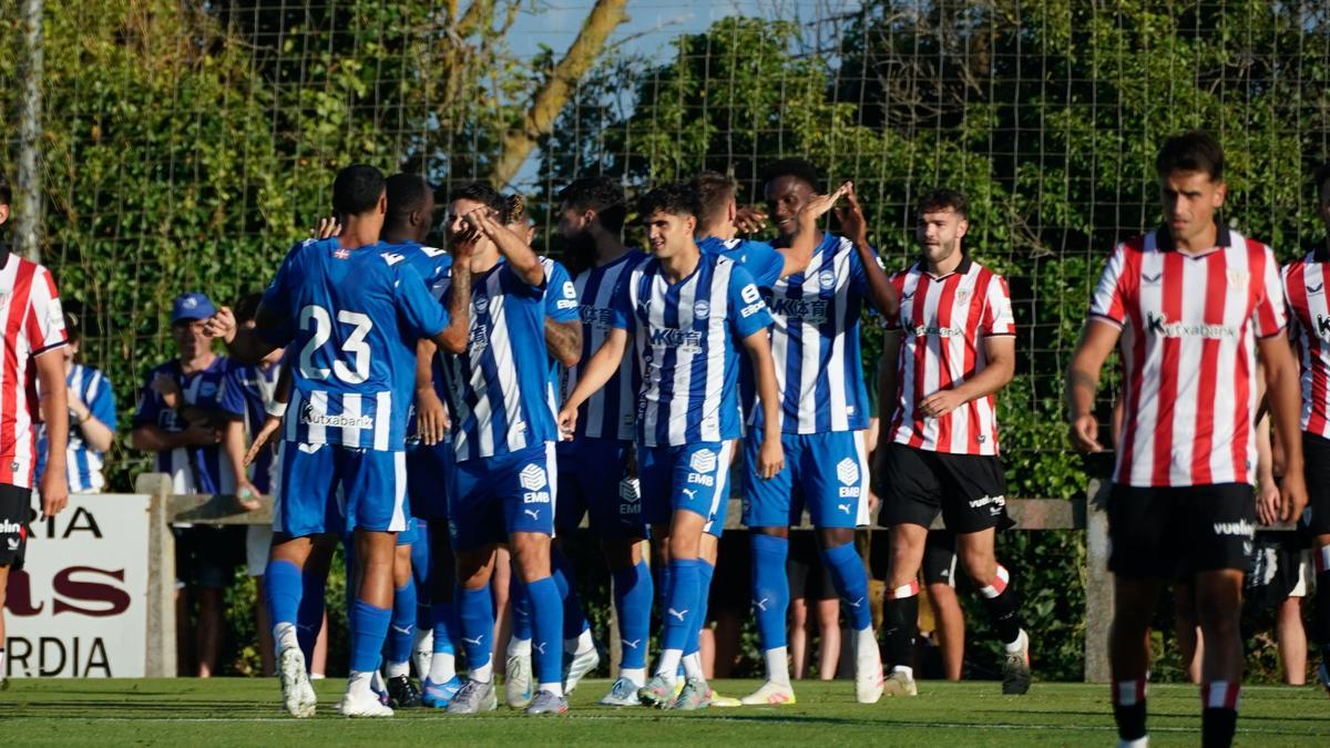 Ilusionante estreno del Alavés en Laguardia (1-0)