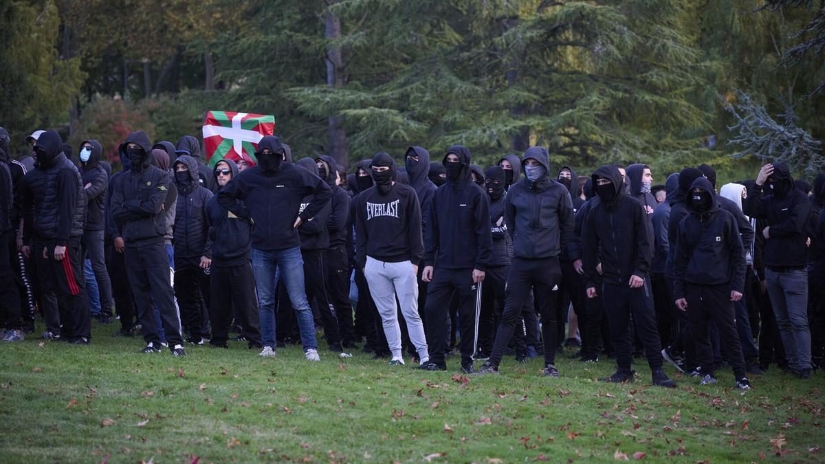 Concentración antifascista en respuesta al mitin del ultra Vito Quiles.