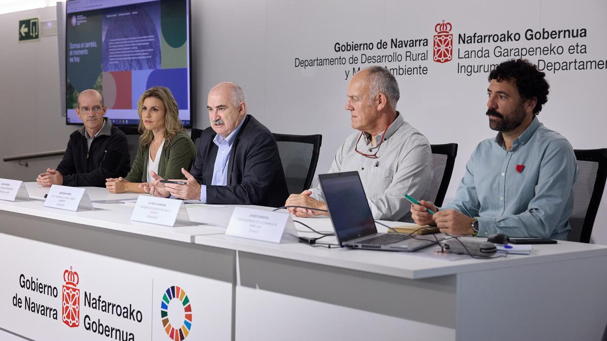 Aierdi, durante la presentación de la I Semana del Clima.