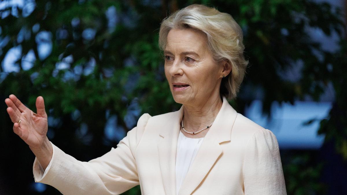 La presidenta de la Comisión Europea Ursula von der Leyen