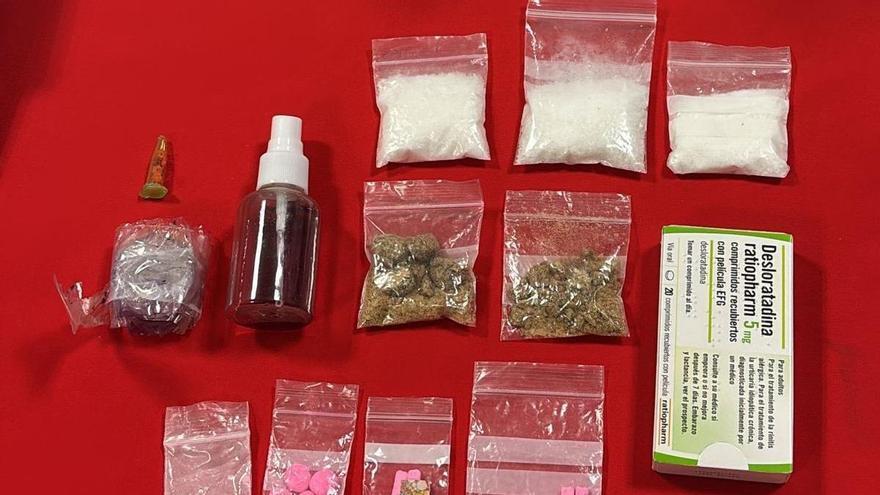 Arrestado en Vitoria con un "cóctel" de drogas sintéticas, entre ellas MDMA, cristal y cocaína rosa