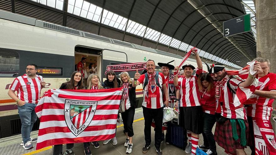 Aficionados del Ahthletic en Santa Justa