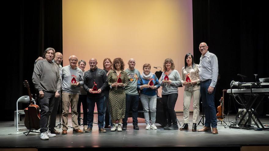 Corella rinde homenaje a sus trabajadores municipales jubilados y a los donantes de sangre