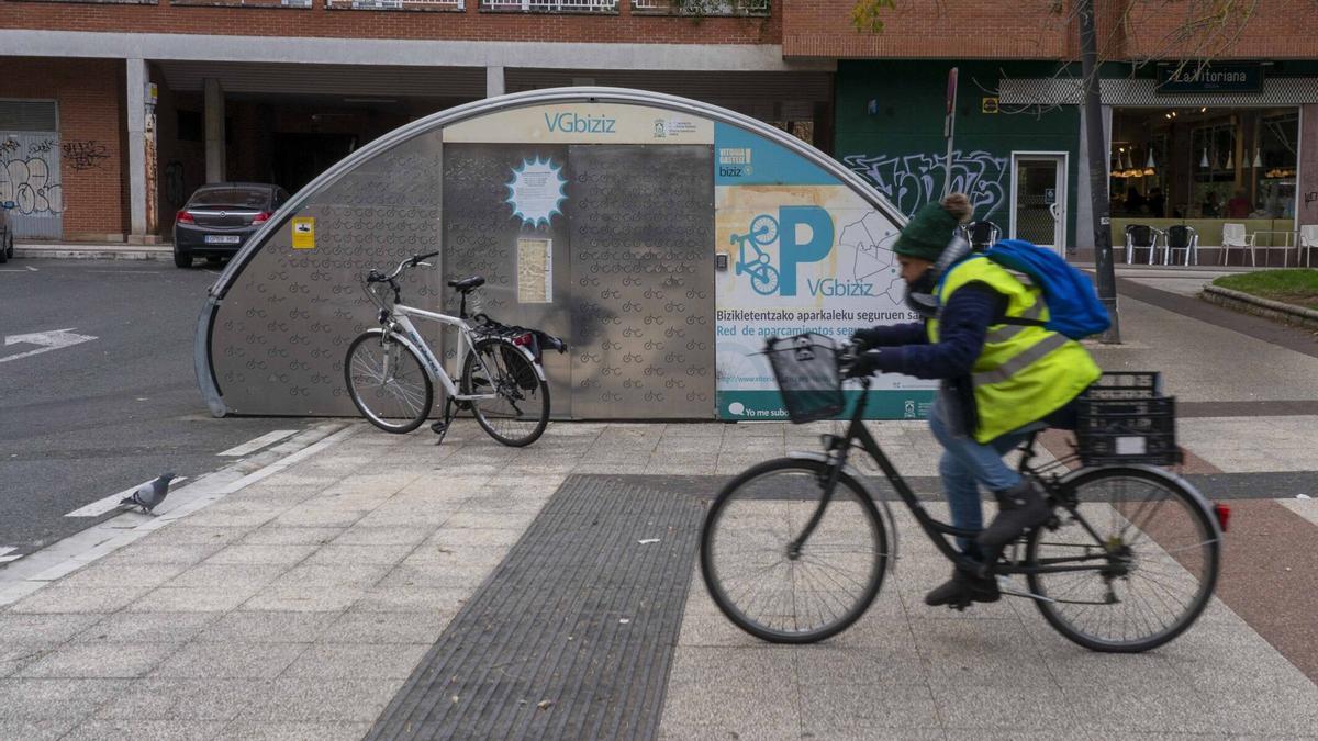 Un aparcamiento VG Biziz en Arriaga