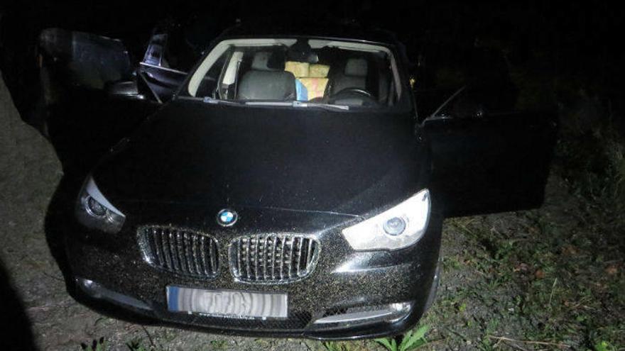Localizan en Irun un coche con 661 kilos de hachís, huido de la Policía gala