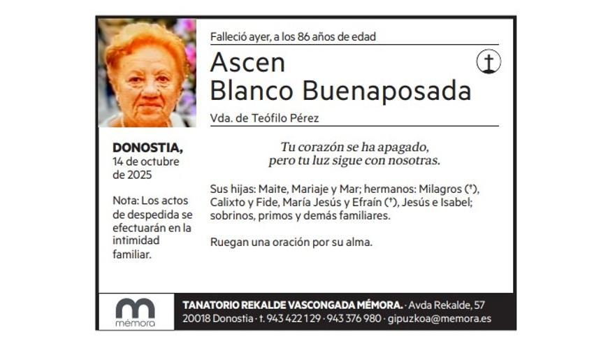 Ascen Blanco Buenaposada