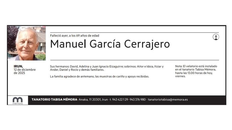 Manuel García Cerrajero
