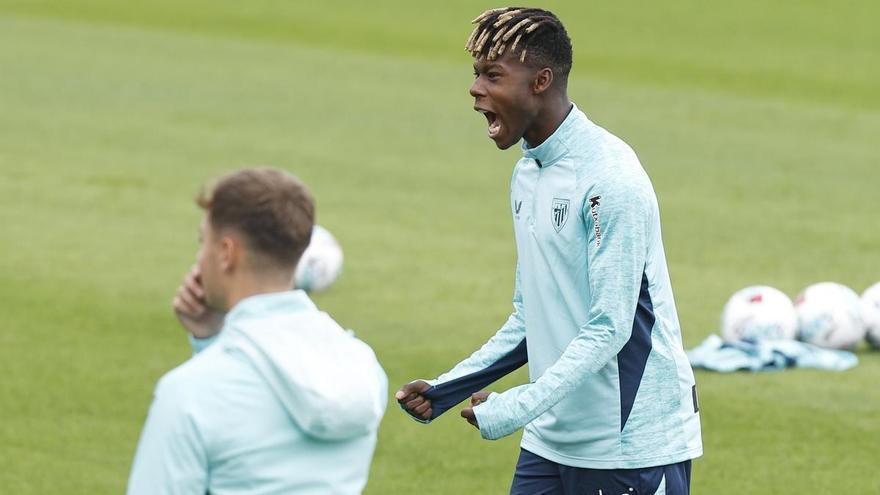 Ruiz de Galarreta, única ausencia en el entrenamiento del Athletic