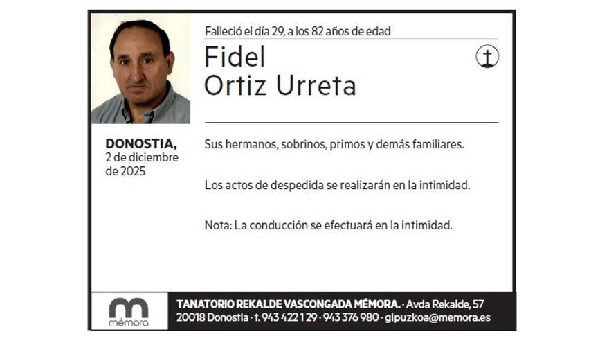 FIDEL ORTIZ URRETA