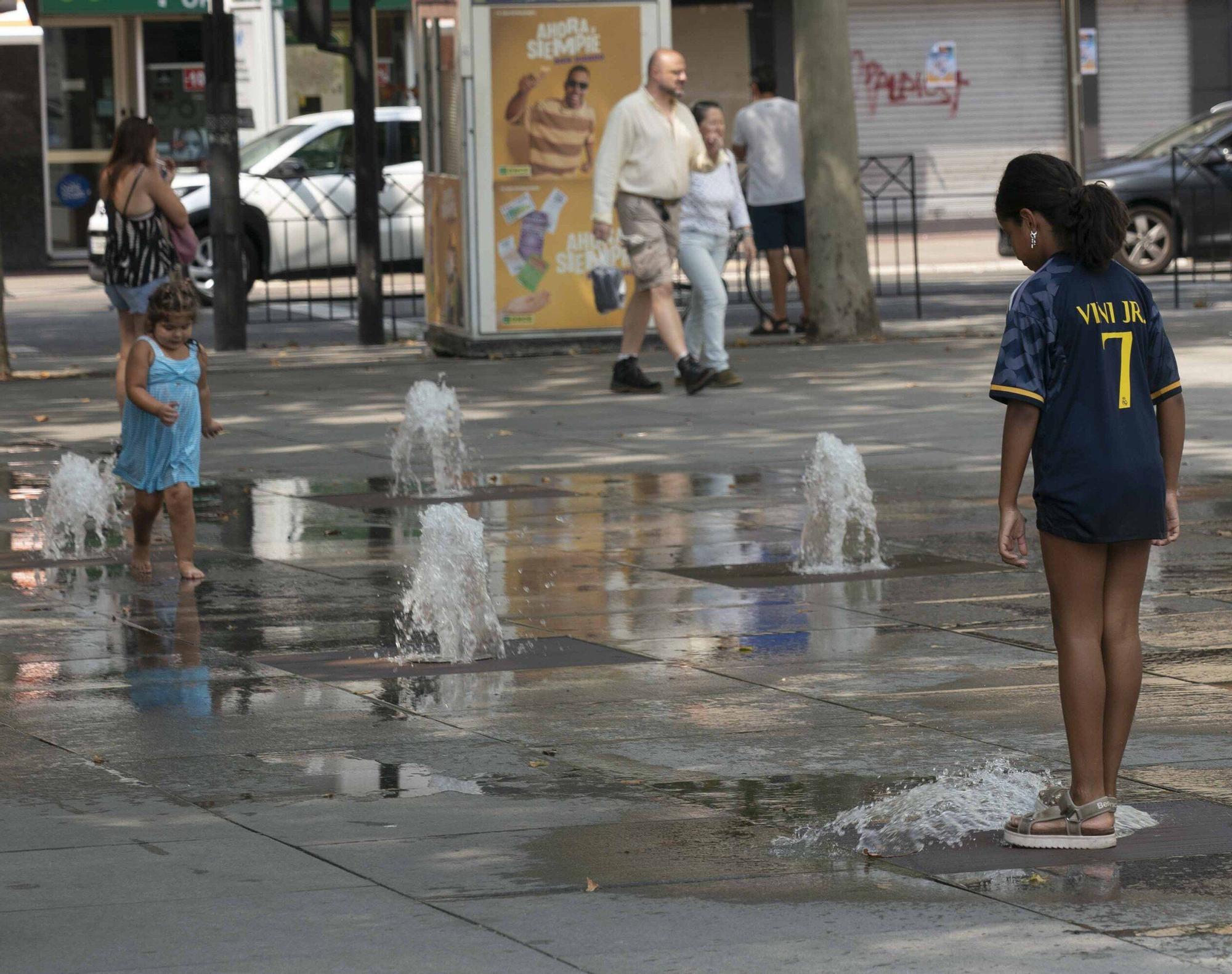 En imágenes: Vitoria sufre los estragos de la ola de calor