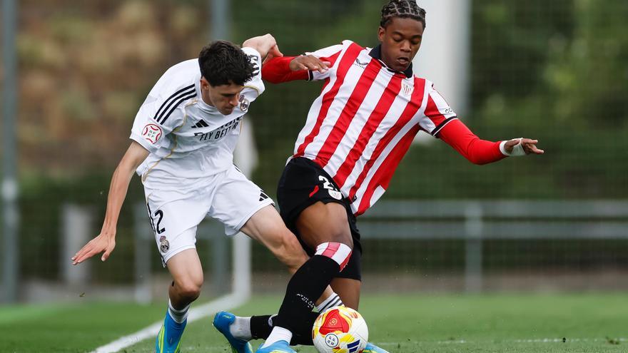 El Athletic juvenil se encomienda a Lezama para remontar al Real Madrid