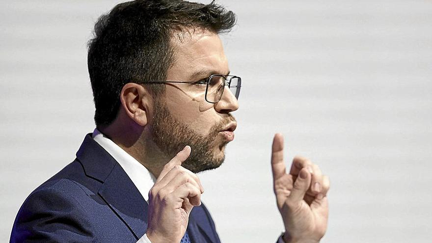 Aragonès mantendrá la mesa de diálogo aunque la derecha desaloje a Sánchez