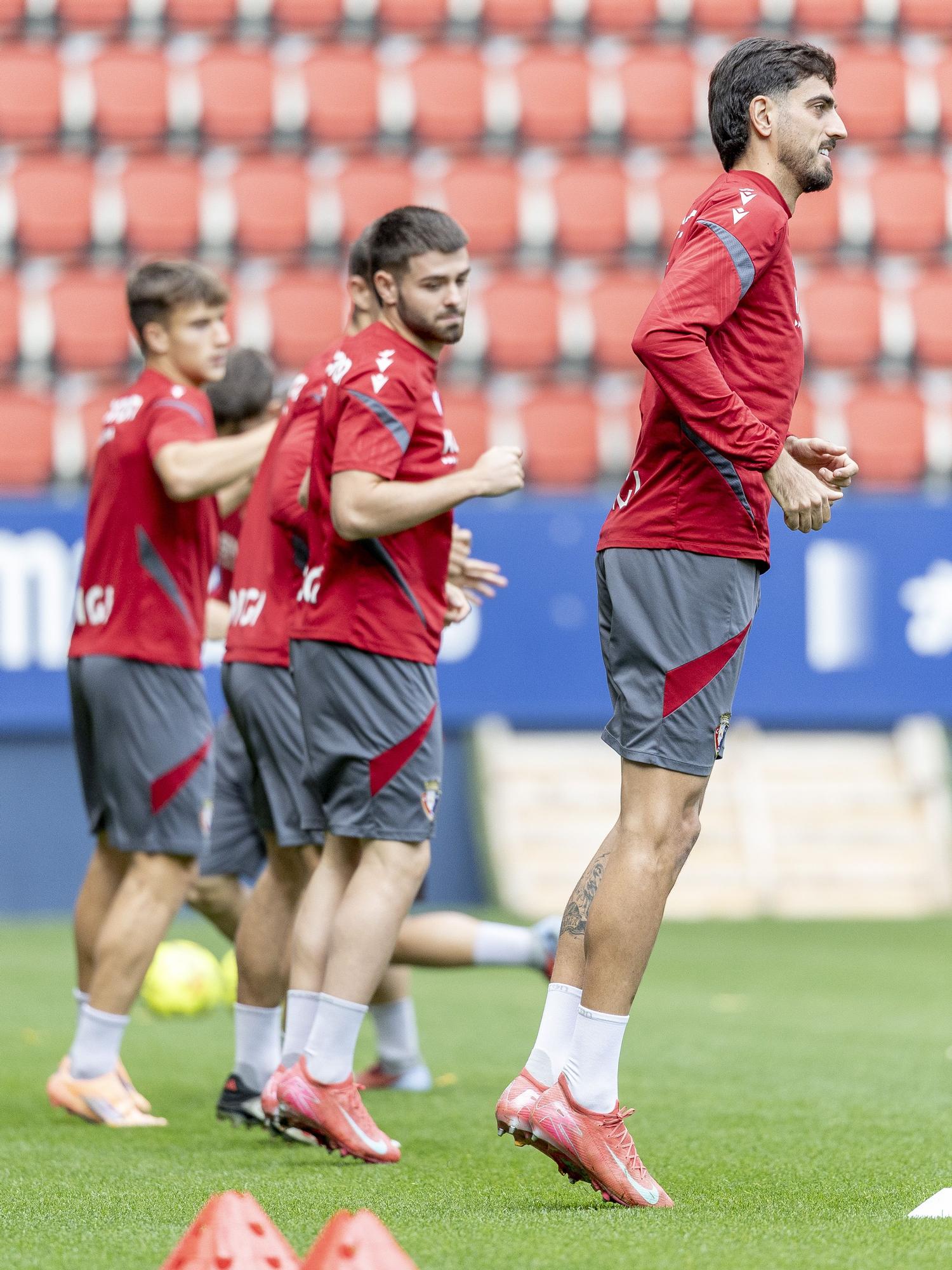 Fotos del entrenamiento de Osasuna de este 6 de noviembre