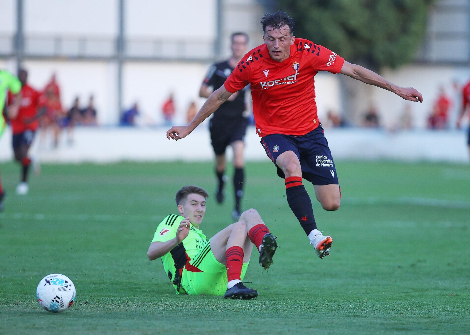 Osasuna logra en Tafalla su primer triunfo de pretemporada