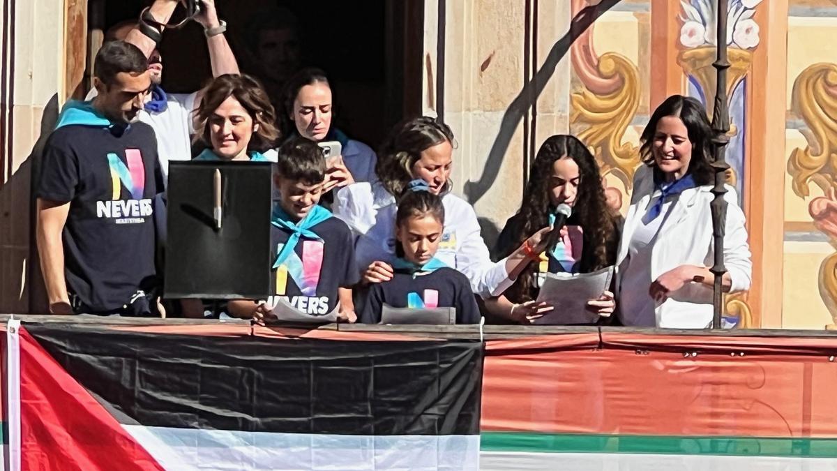 Imagen del txupinazo txiki de Durango