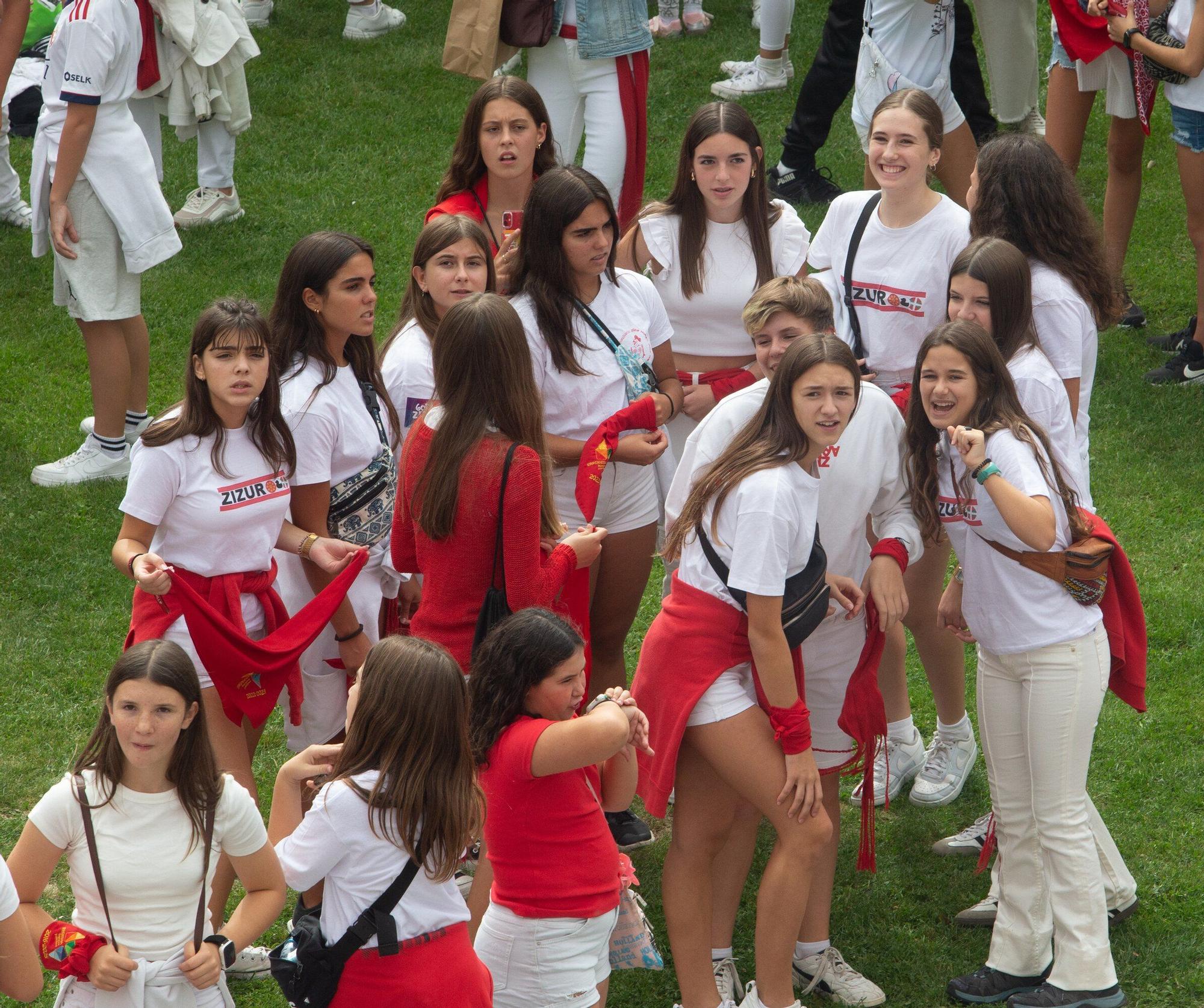 Fotos del cohete de fiestas de Zizur 2025