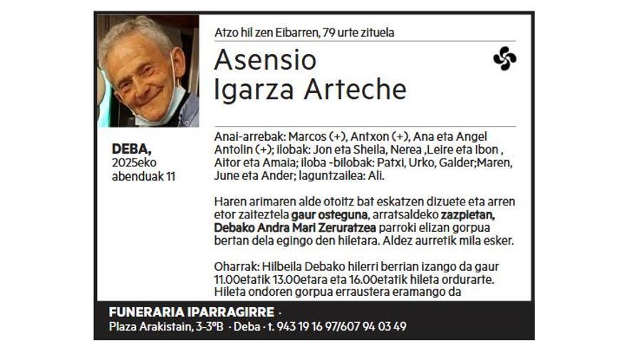 ASENSIO IGARZA ARTECHE