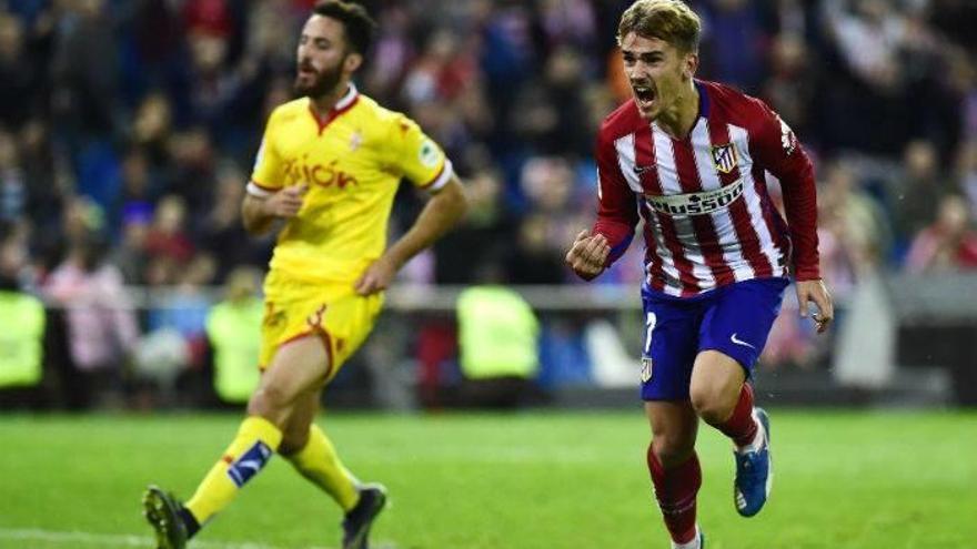 Triunfo agónico del Atlético ante el Sporting