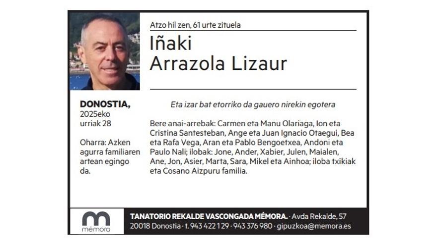 Iñaki Arrazola Lizaur