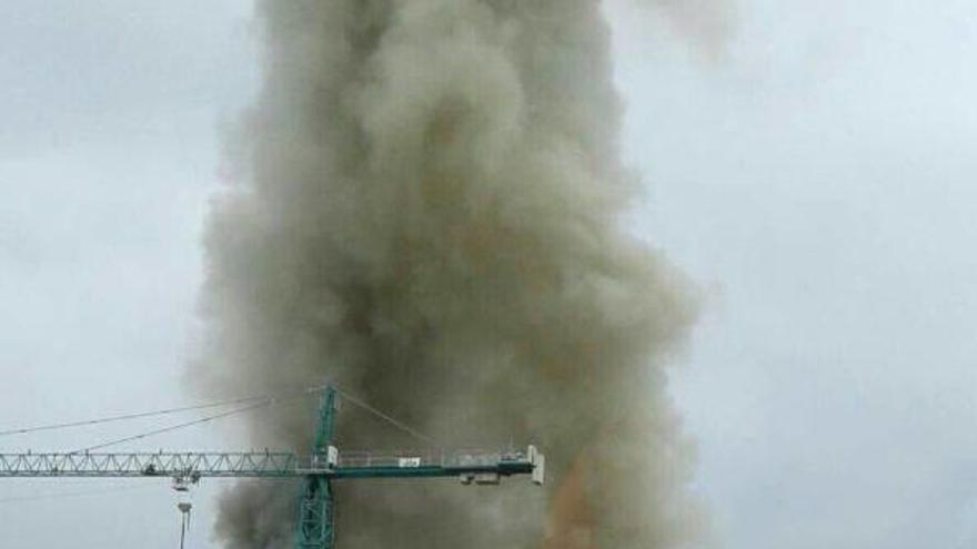 Un incendio causa daños en el Santuario de Loiola