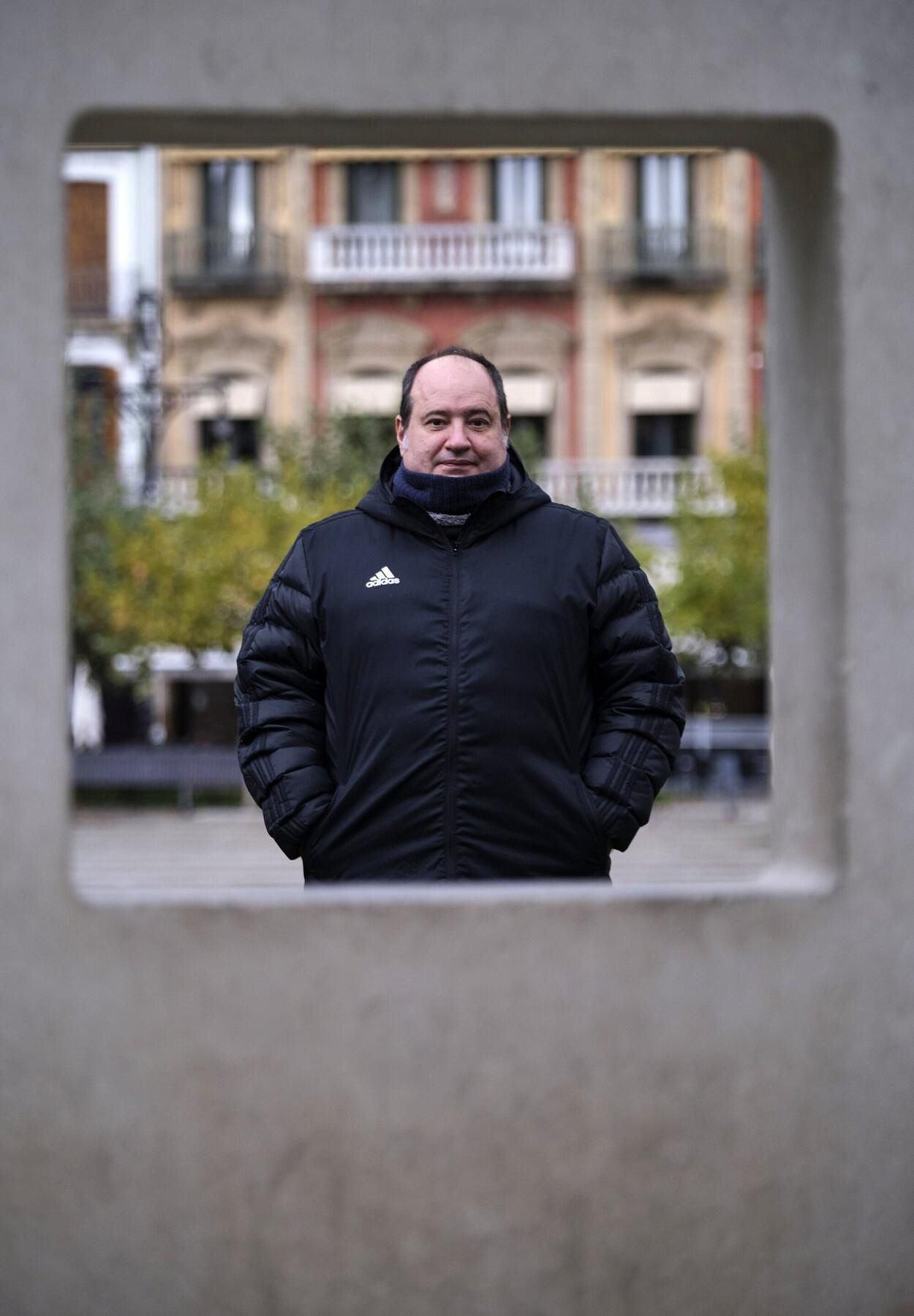 Aniz, exentrenador del San Antonio y de Anaitasuna.